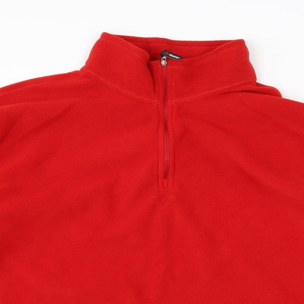 Kirkland Mens Red  Fleece Jacket  Size XL