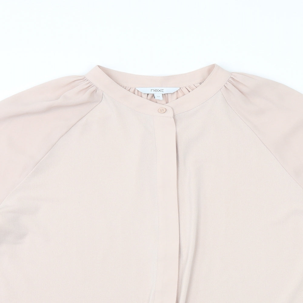 NEXT Womens Pink   Basic Button-Up Size 12