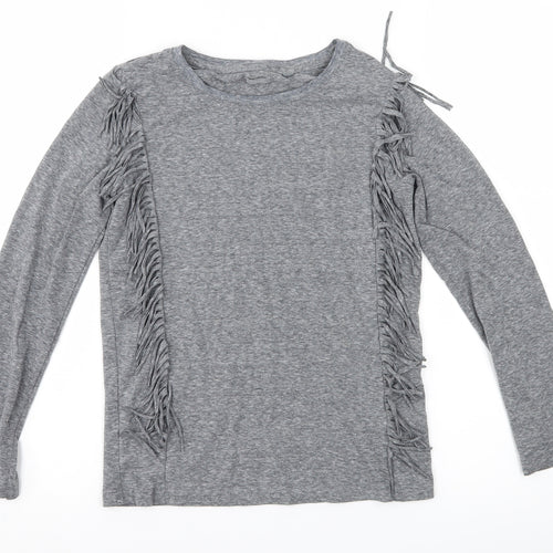 NEXT Girls Grey   Basic T-Shirt Size 9 Years