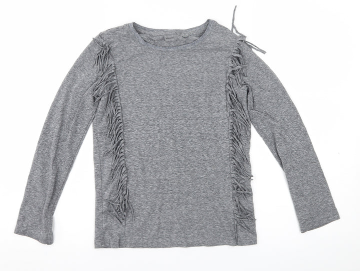 NEXT Girls Grey   Basic T-Shirt Size 9 Years