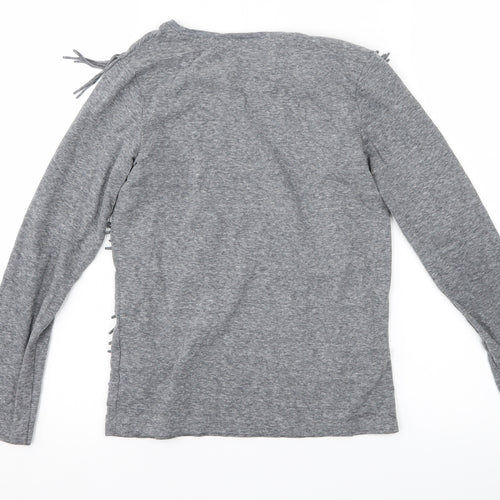 NEXT Girls Grey   Basic T-Shirt Size 9 Years