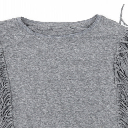 NEXT Girls Grey   Basic T-Shirt Size 9 Years