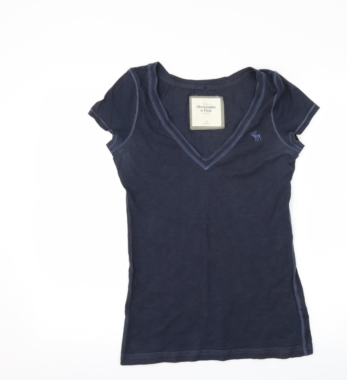 Abercrombie & Fitch Womens Blue   Basic T-Shirt Size M
