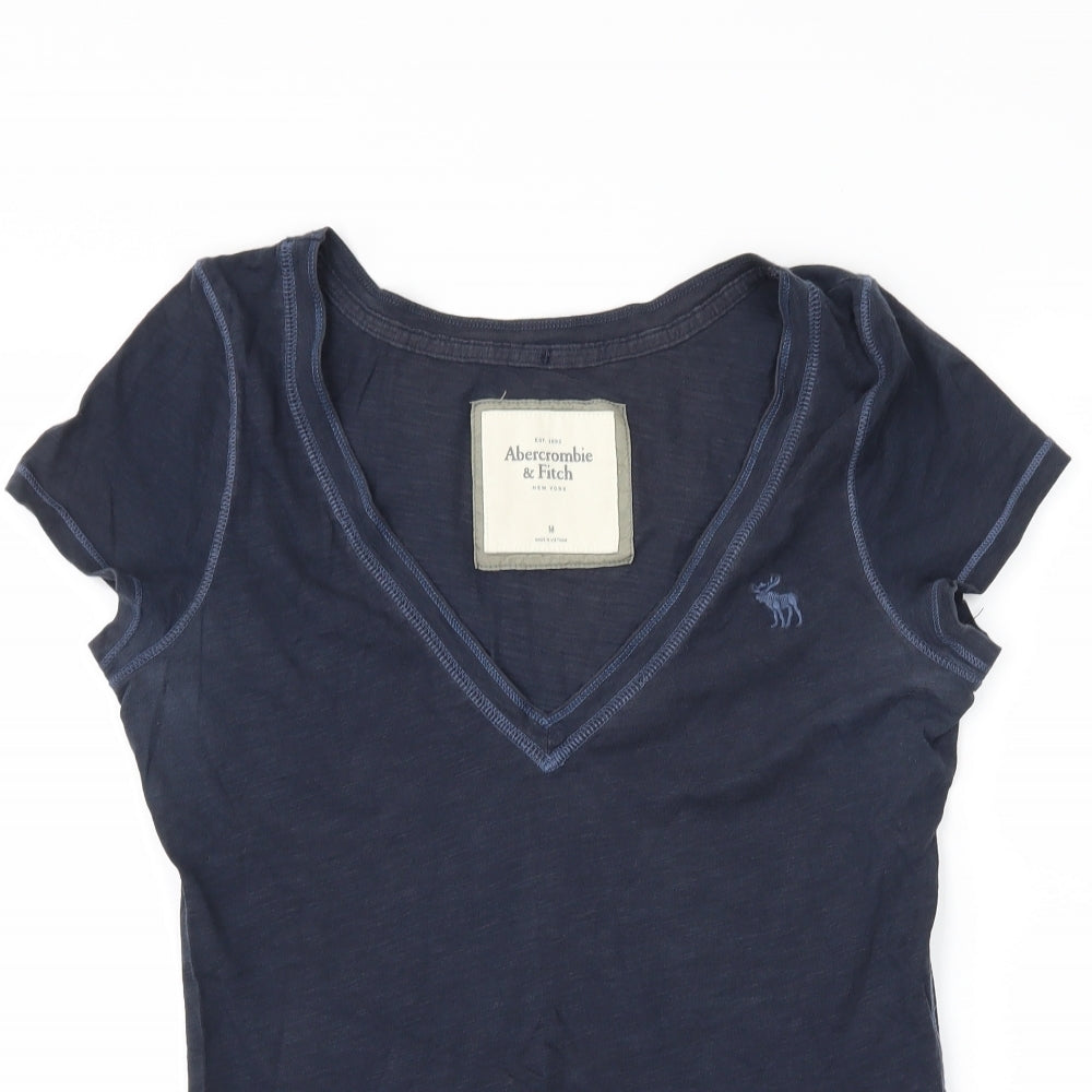 Abercrombie & Fitch Womens Blue   Basic T-Shirt Size M