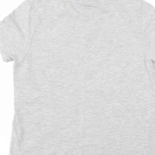 Primark Womens Grey   Basic T-Shirt Size 8  - superman