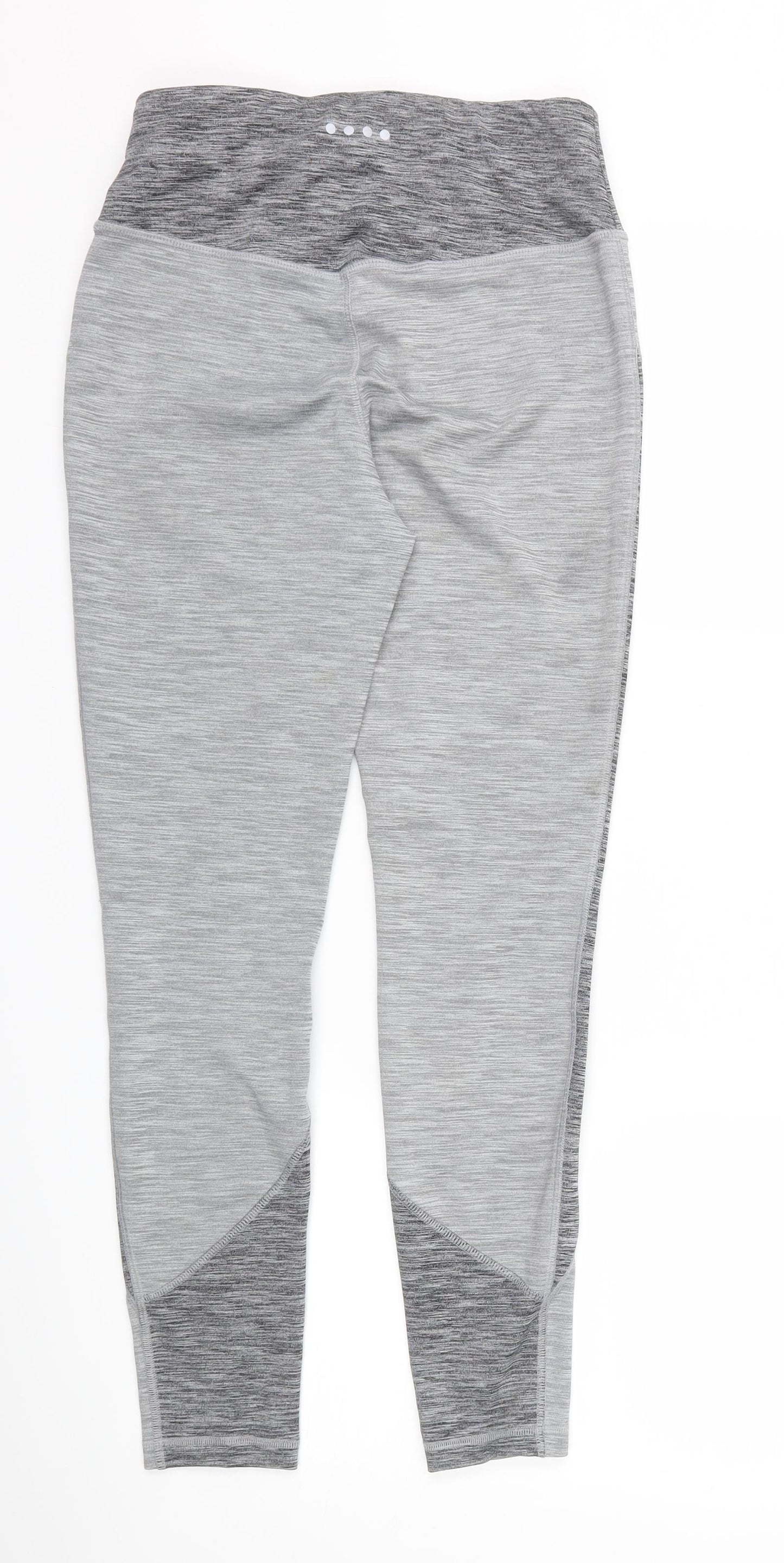 Matalan Womens Grey   Compression Leggings Size 10 L25 in