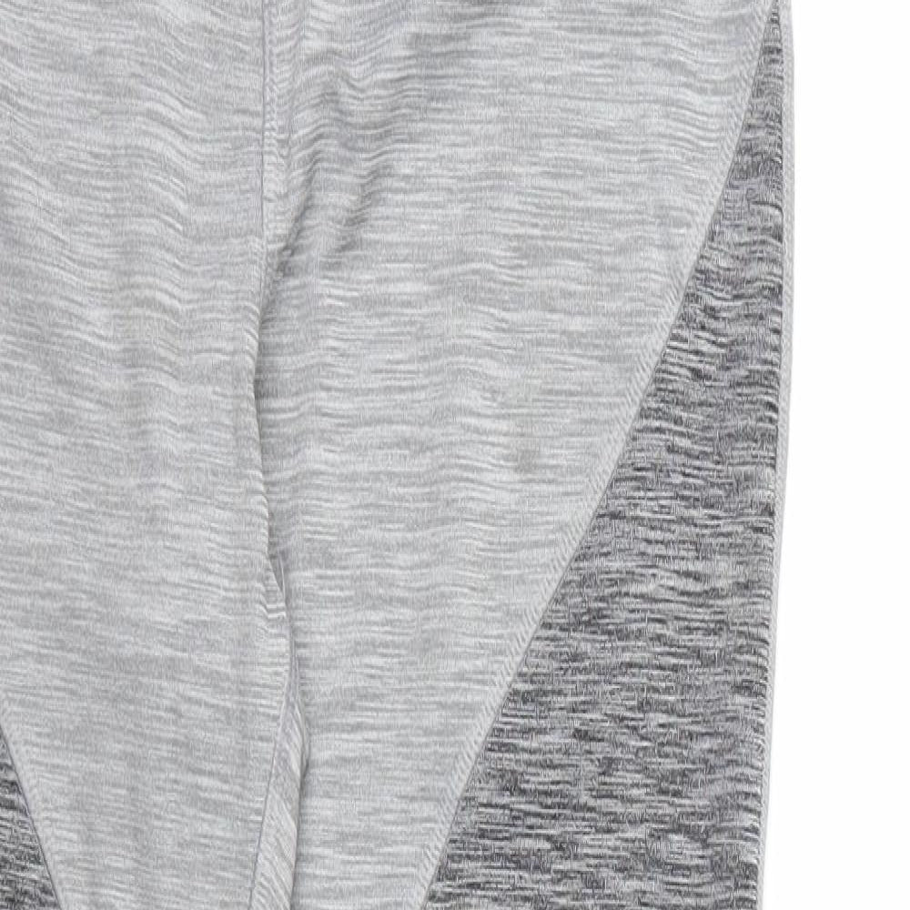 Matalan Womens Grey   Compression Leggings Size 10 L25 in