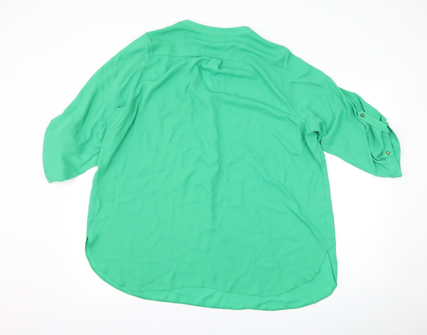 Wallis Womens Green   Basic Blouse Size XL
