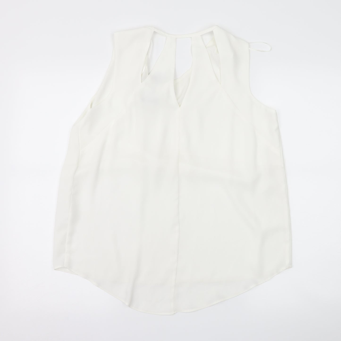 TU Womens White   Basic Tank Size 14
