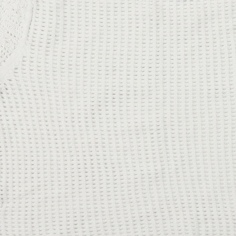 Topshop Womens White   Basic T-Shirt Size 8