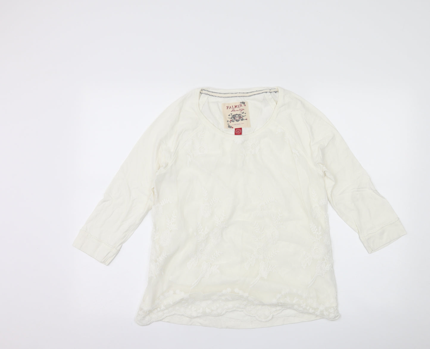 Falmer Heritage Womens White   Basic T-Shirt Size 12