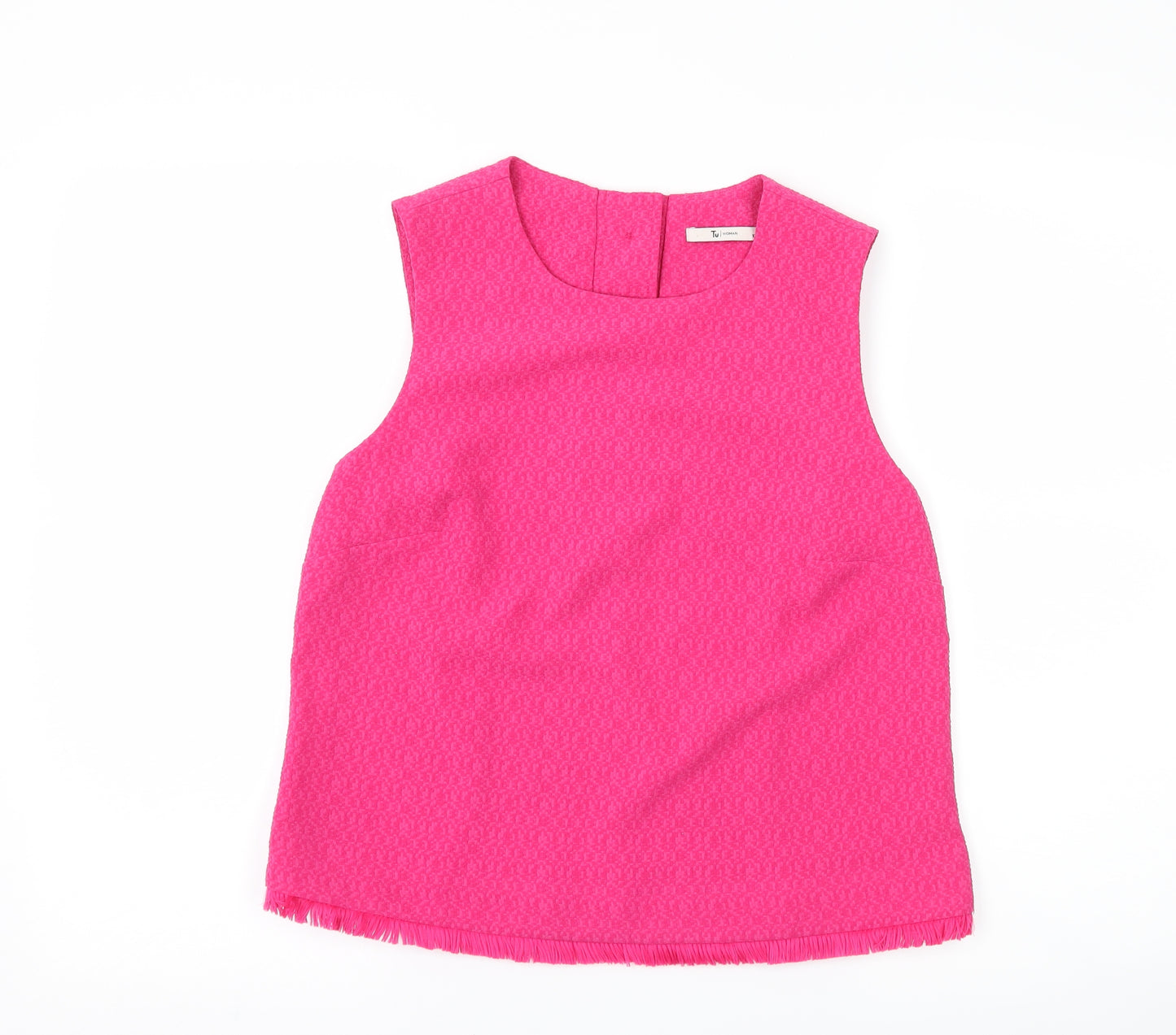 TU Womens Pink   Basic Tank Size 10