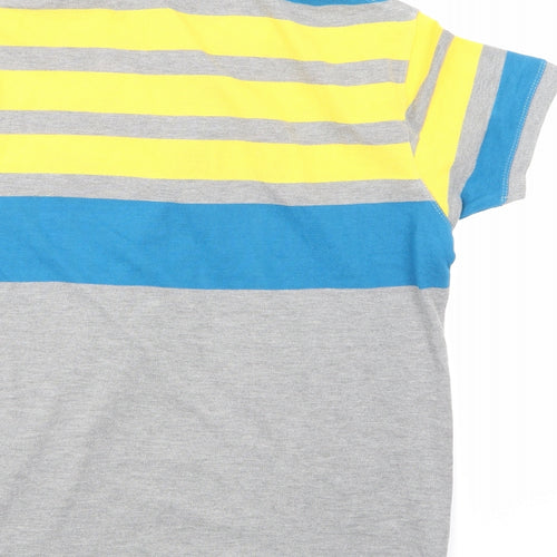 Superdry Mens Multicoloured Striped   Polo Size L