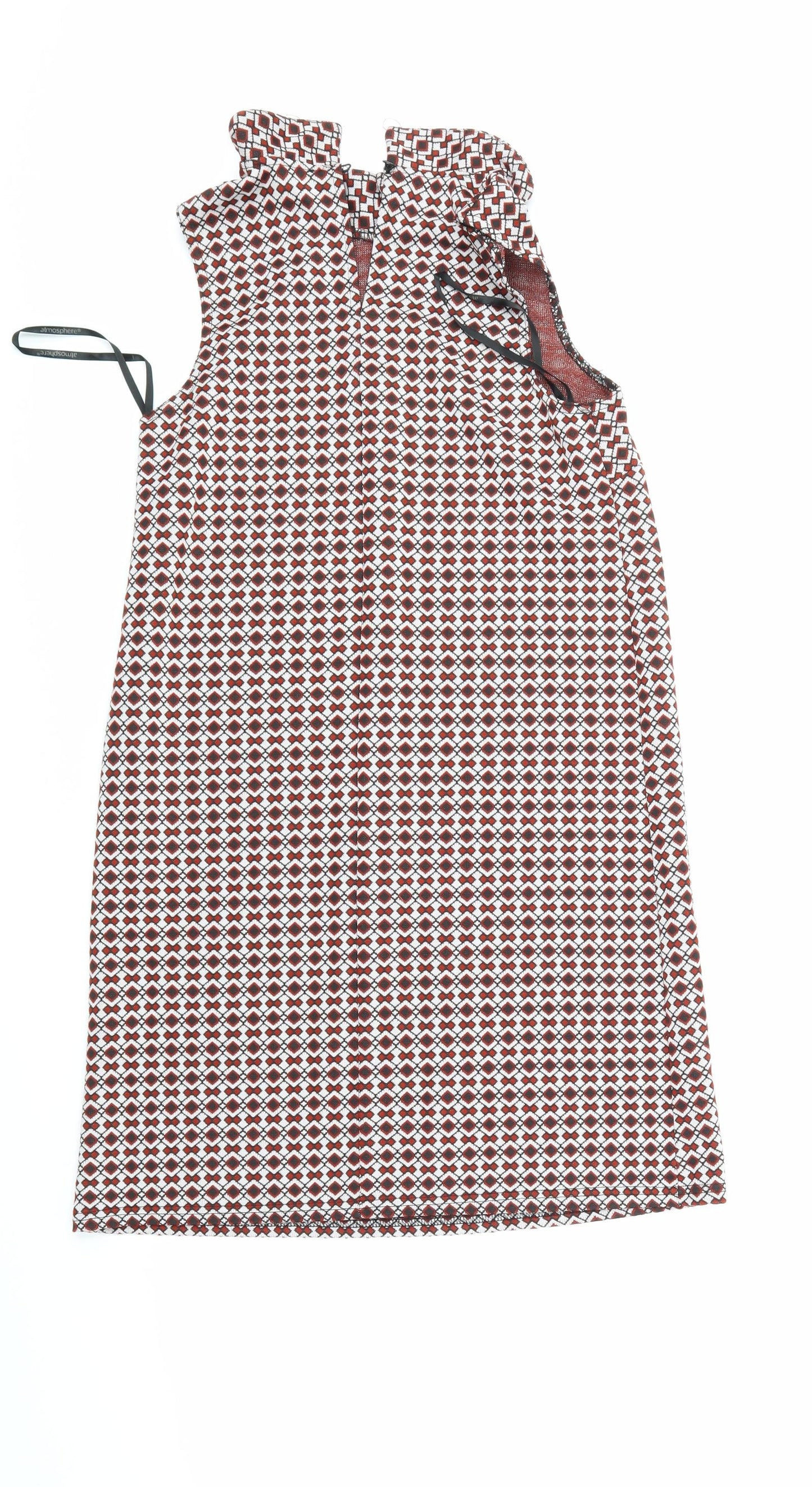 Atmosphere Womens Multicoloured Geometric  A-Line  Size 10
