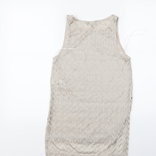 New Look Womens Ivory   Slip Dress  Size 10