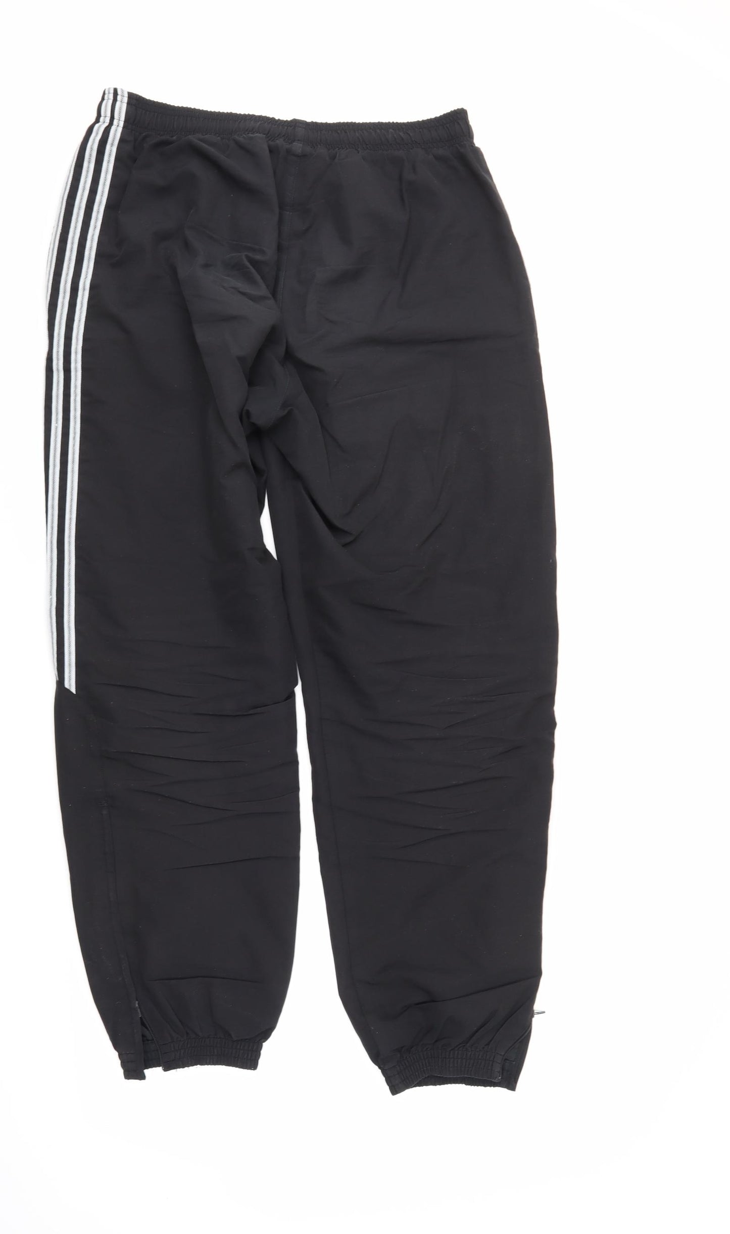 Addidas Mens Black   Track Pants Trousers Size M L29 in