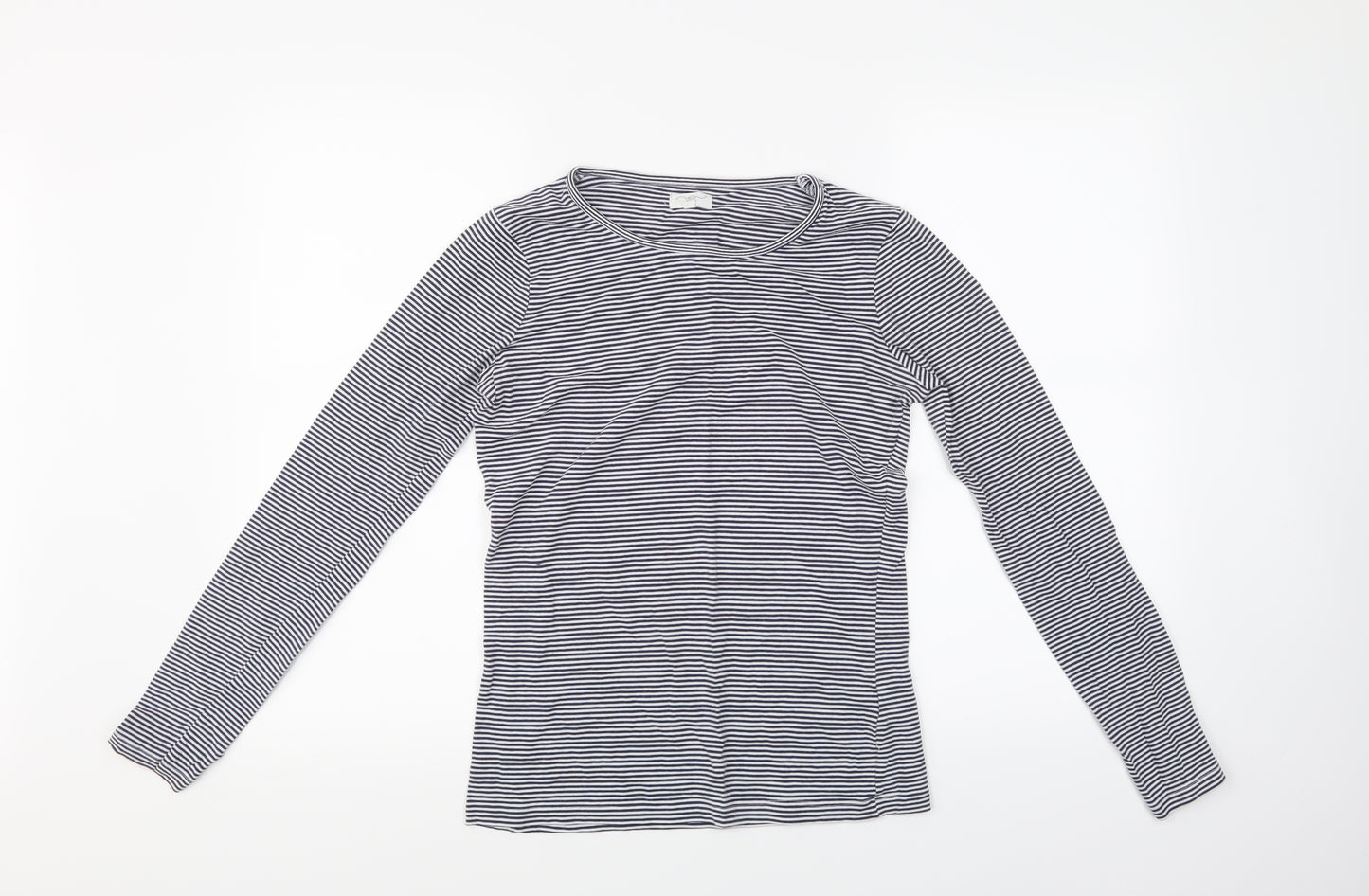 New Look Womens Blue Striped  Pullover Jumper Size 10