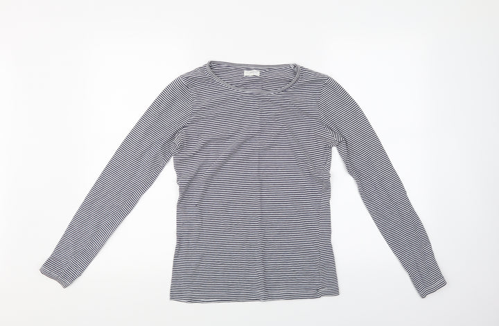 New Look Womens Blue Striped  Pullover Jumper Size 10