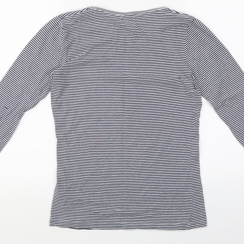 New Look Womens Blue Striped  Pullover Jumper Size 10