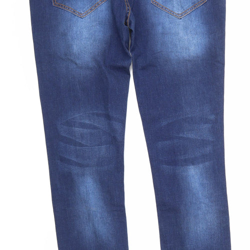 Preworn Mens Blue  Denim Straight Jeans Size 34 in L31 in