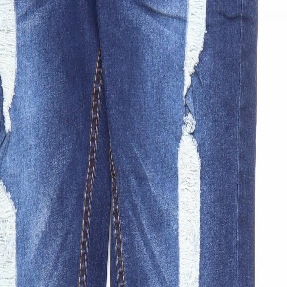 Preworn Mens Blue  Denim Straight Jeans Size 34 in L31 in