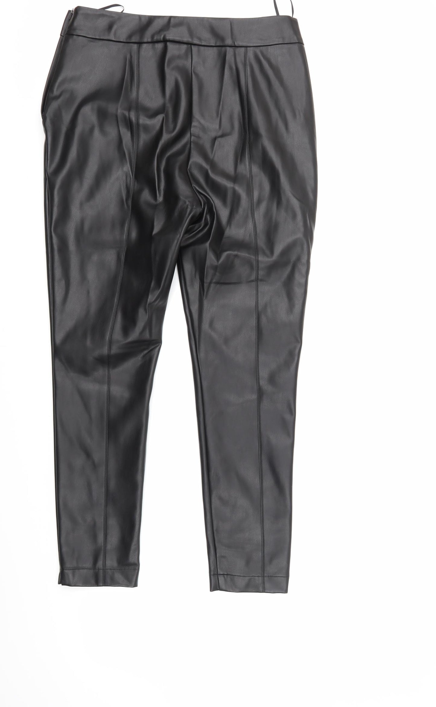 F&F Womens Black   Trousers  Size 14 L23 in