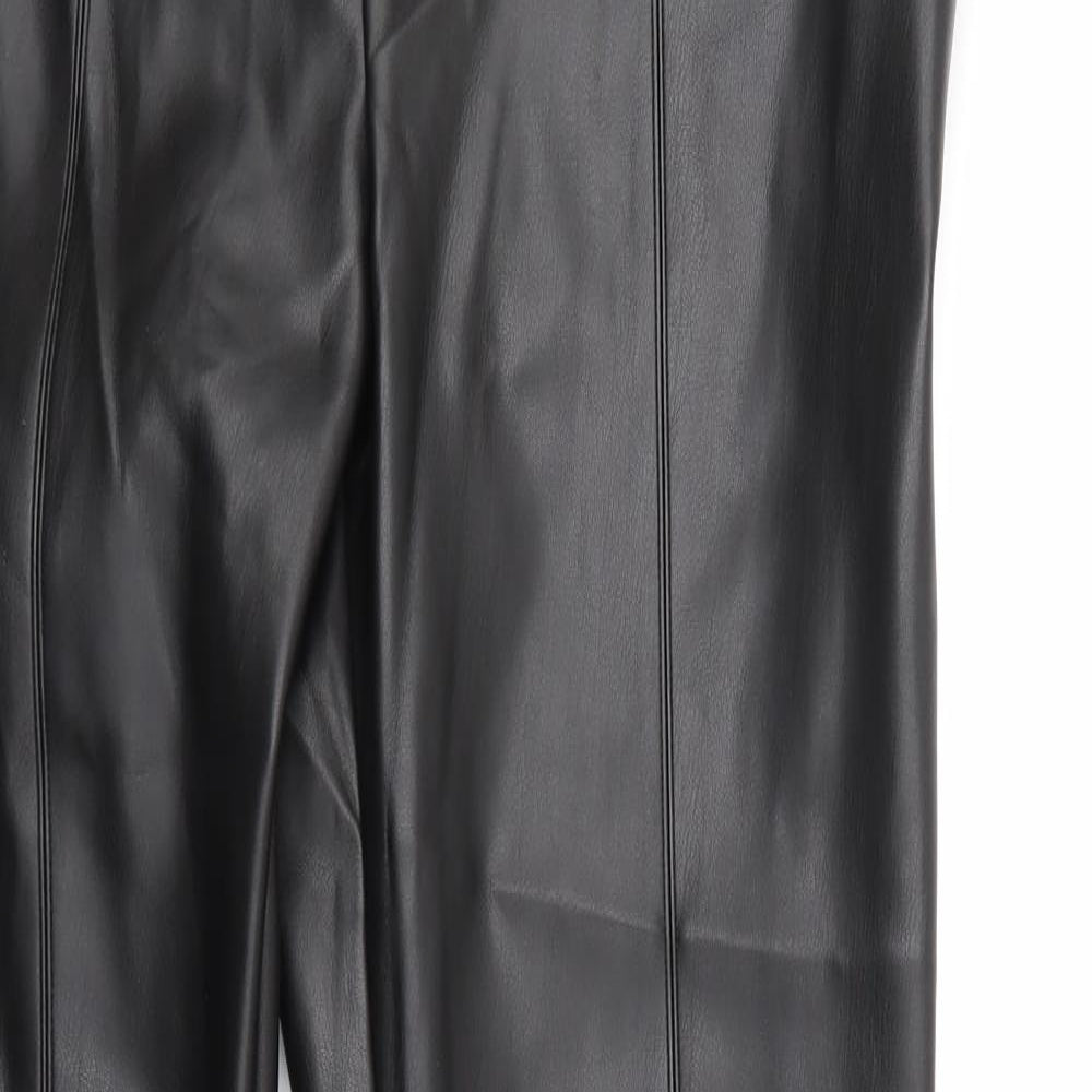 F&F Womens Black   Trousers  Size 14 L23 in