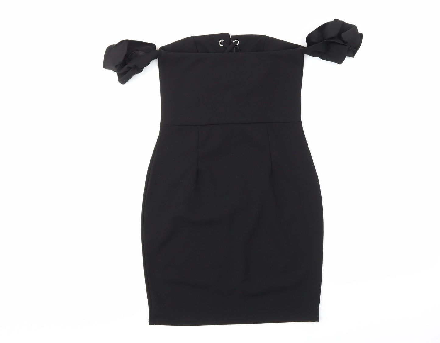 I SAW IT FIRST Womens Black   A-Line  Size 8