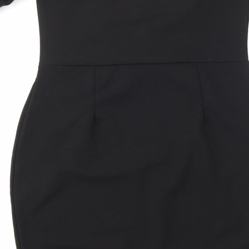 I SAW IT FIRST Womens Black   A-Line  Size 8
