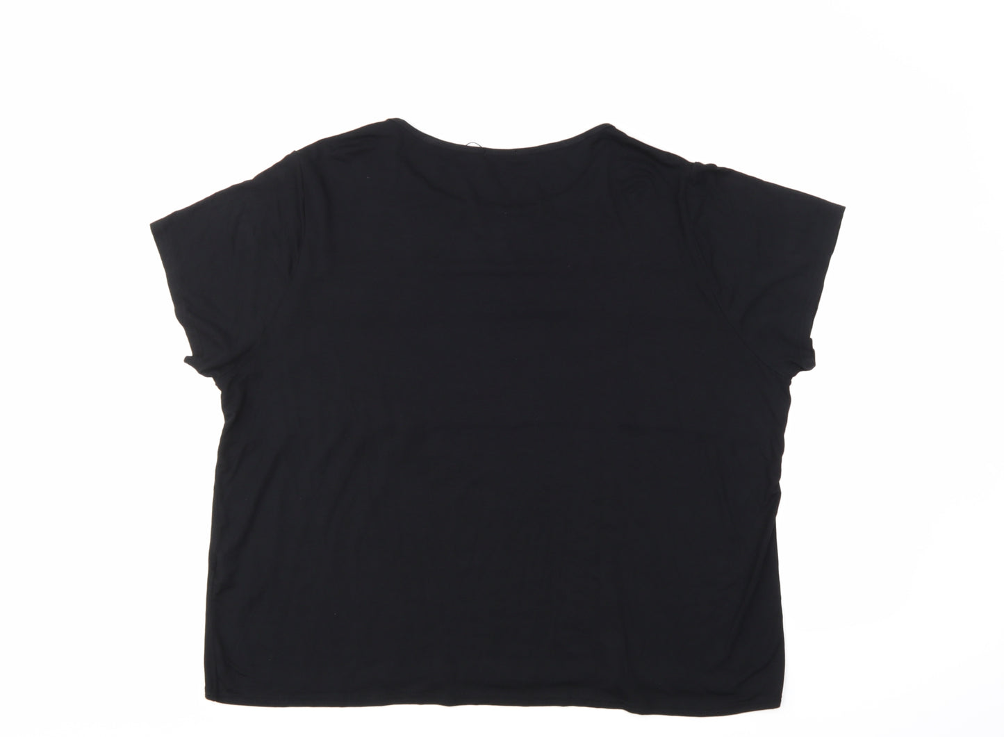 Boohoo Womens Black   Basic Blouse Size 24