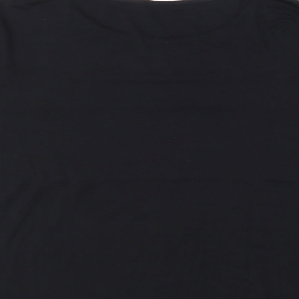 Boohoo Womens Black   Basic Blouse Size 24