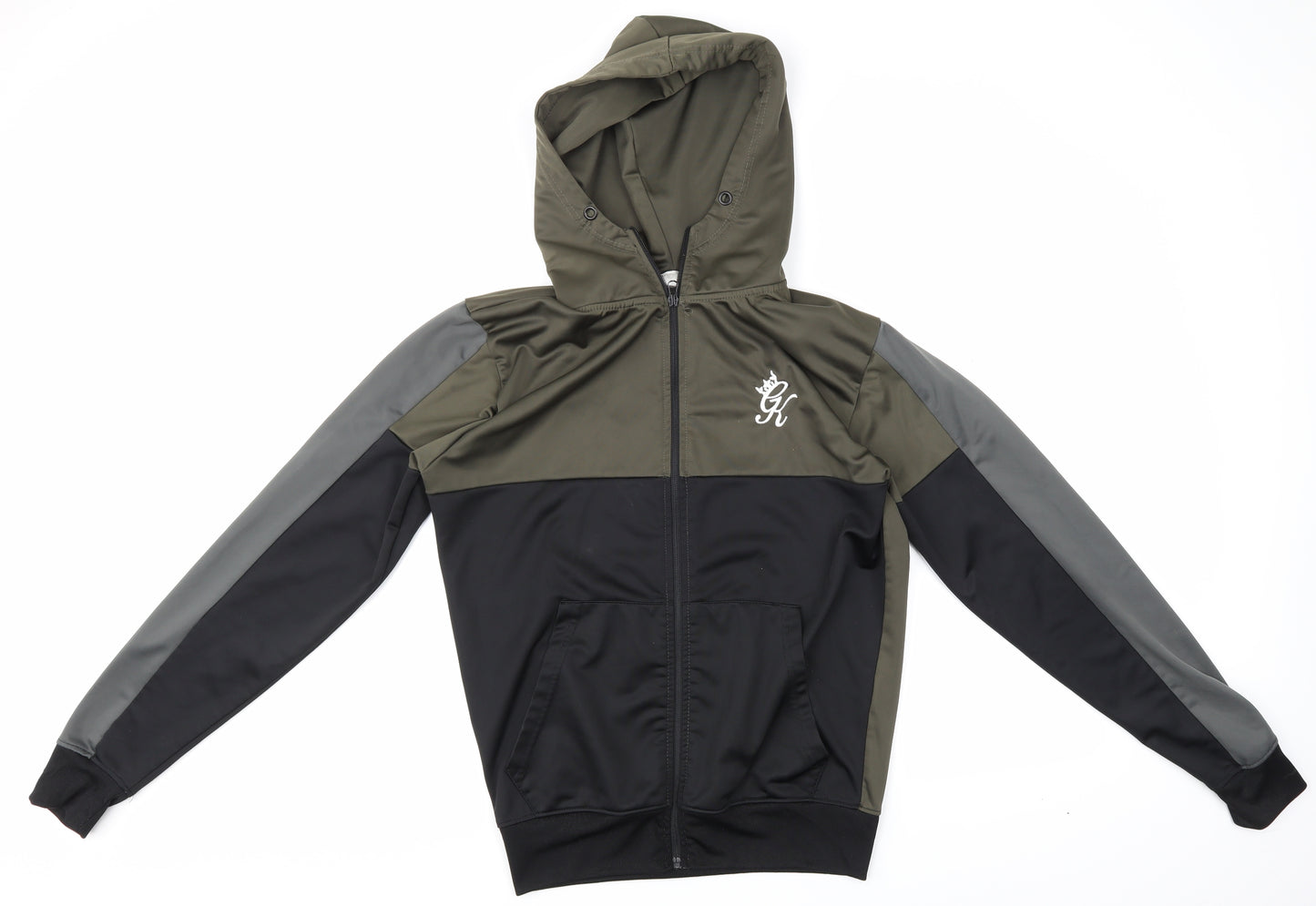 Gym King Mens Multicoloured   Full Zip Hoodie Size M