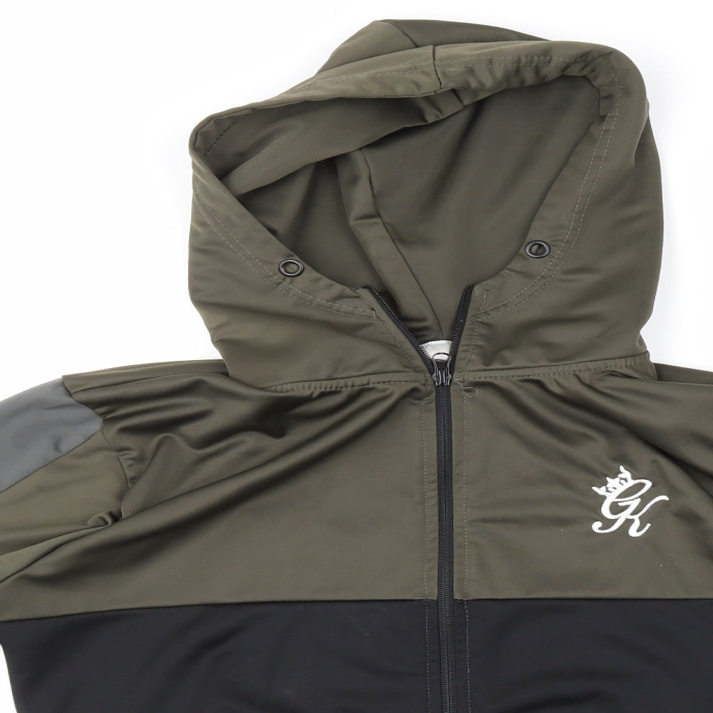Gym King Mens Multicoloured   Full Zip Hoodie Size M