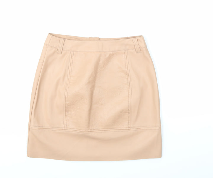River Island Womens Pink A-Line Skirt Size 8