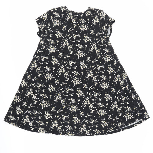 Glamorous Womens Multicoloured Floral  T-Shirt Dress  Size S
