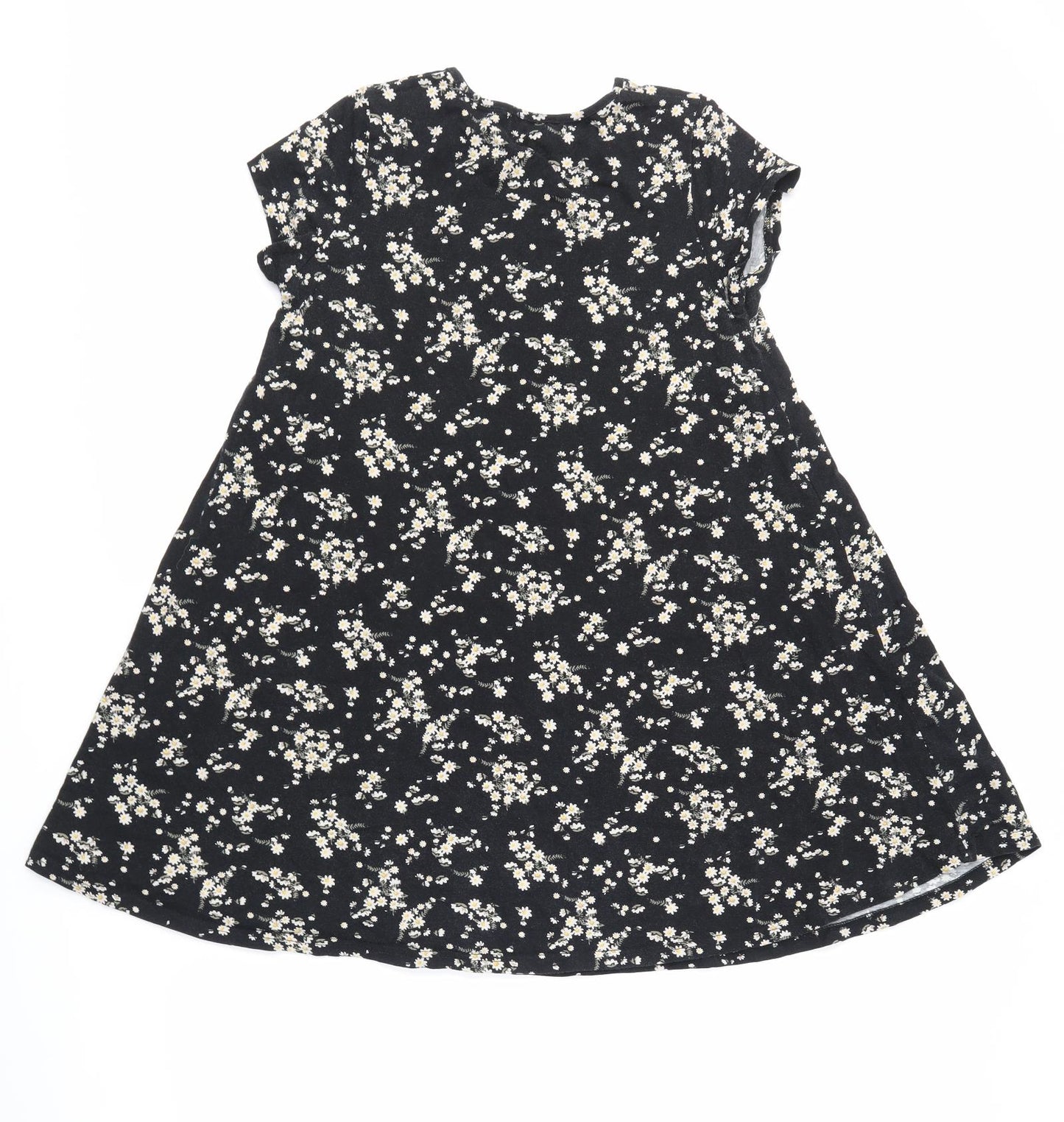 Glamorous Womens Multicoloured Floral  T-Shirt Dress  Size S