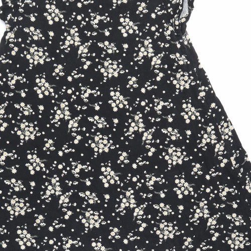 Glamorous Womens Multicoloured Floral  T-Shirt Dress  Size S