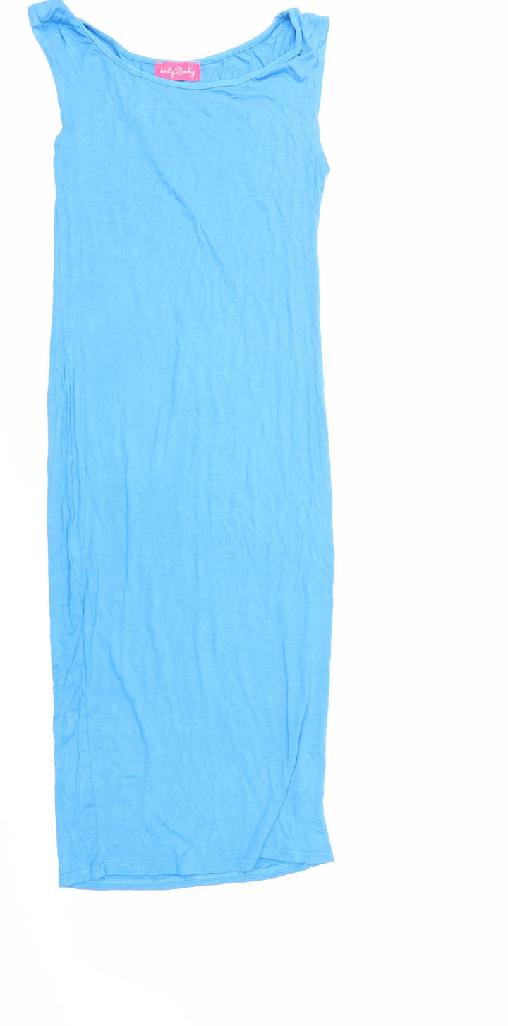 Body2Body Womens Blue T-Shirt Dress