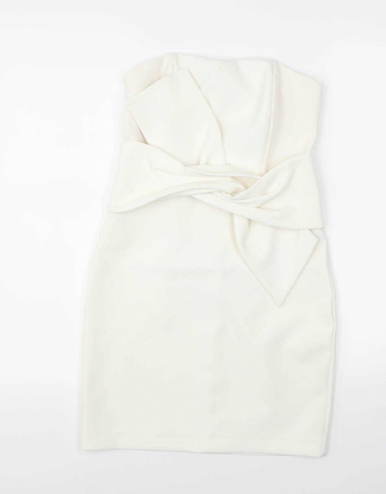 River Island Womens White   Bodycon  Size 10