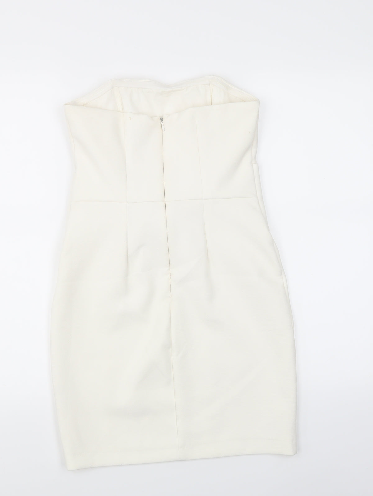 River Island Womens White   Bodycon  Size 10