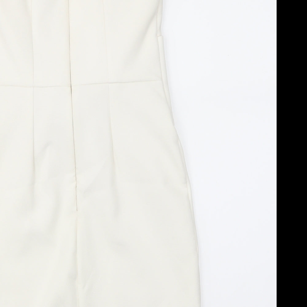 River Island Womens White   Bodycon  Size 10