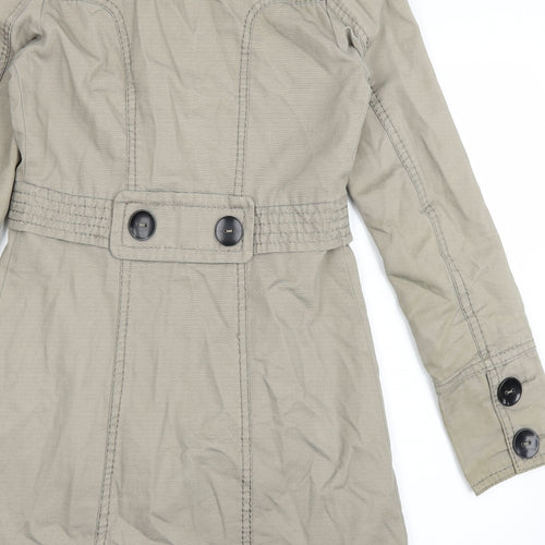 George Womens Beige   Jacket Coat Size 8