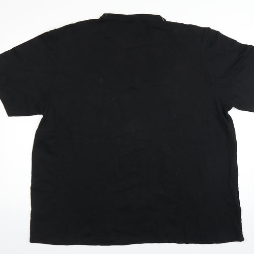 George Mens Black    T-Shirt Size 3XL