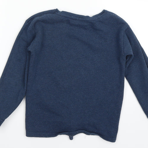 M&Co Girls Blue   Pullover Jumper Size 7-8 Years