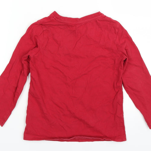 Nutmeg Boys Red   Basic T-Shirt Size 5-6 Years