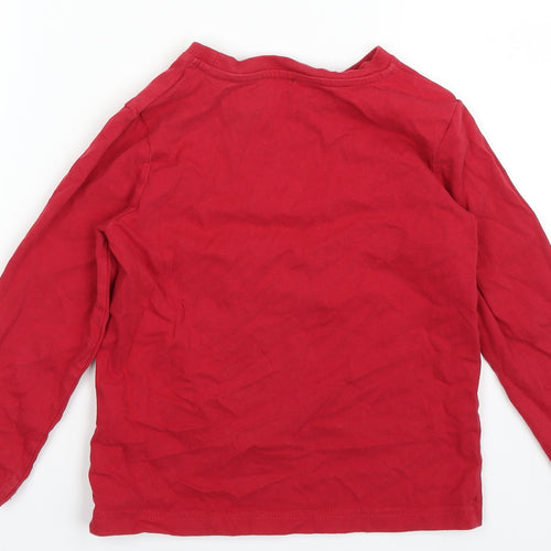 Nutmeg Boys Red   Basic T-Shirt Size 5-6 Years