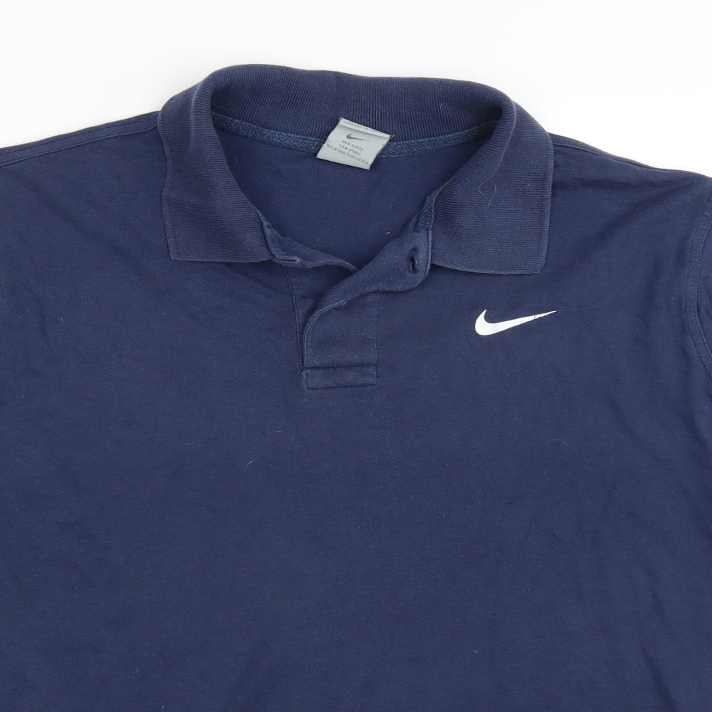 Nike Mens Blue    Polo Size M