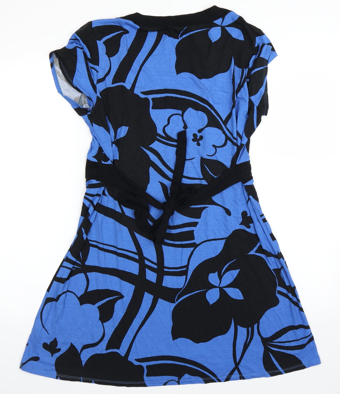 BHS Womens Blue Floral  Mini  Size 18