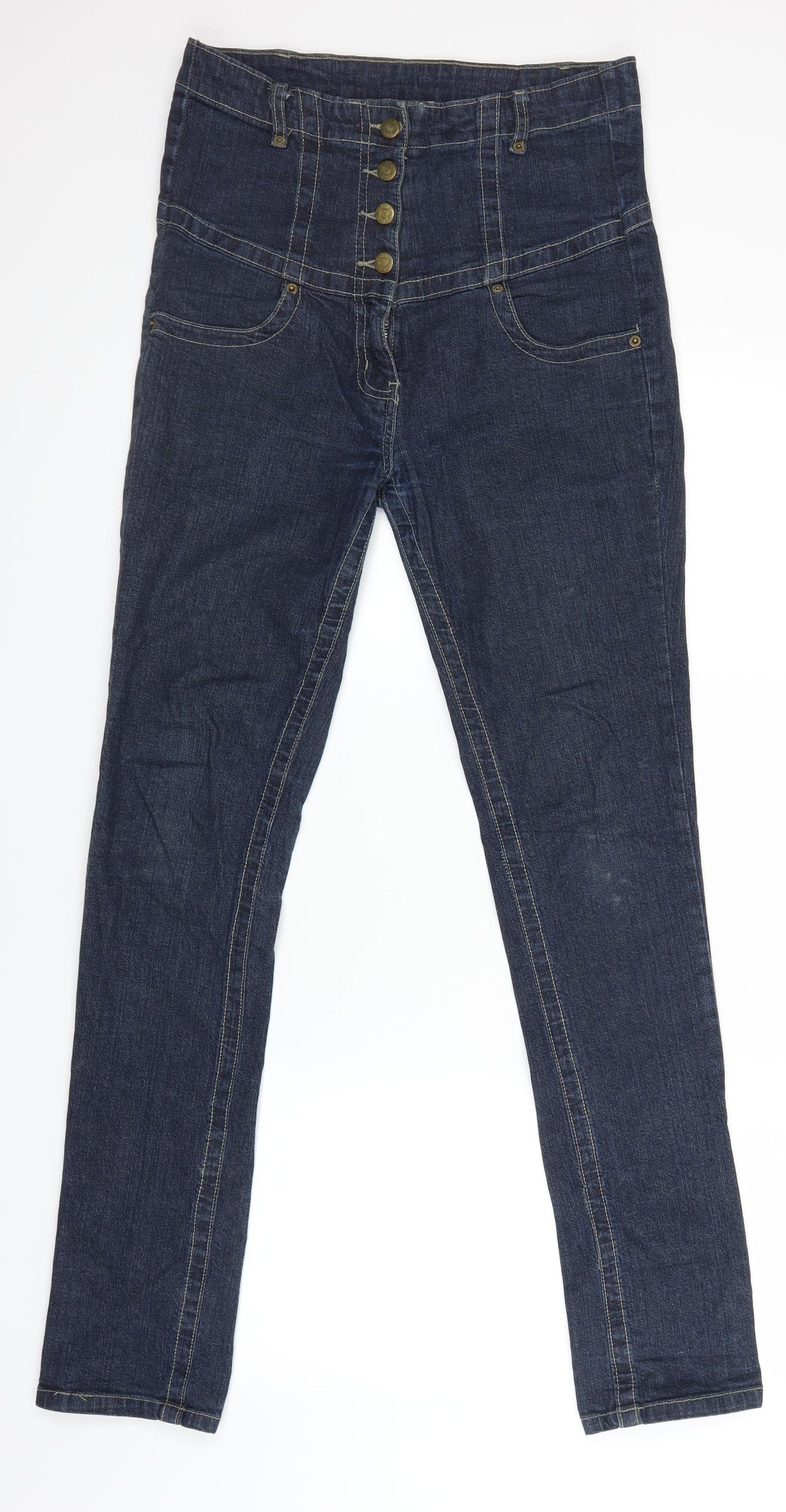 denim Co Womens Blue   Skinny Jeans Size 12 L30 in