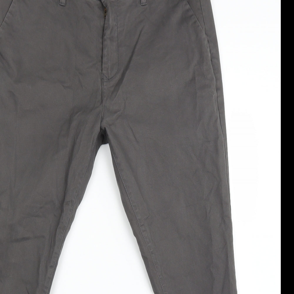 NEXT Mens Grey   Chino Trousers Size 36 in L30 in - skinny